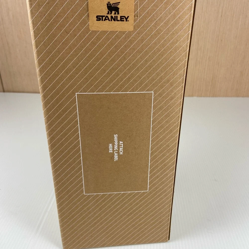New Stanley Brown Travel Tumbler with Amber-Gold Accents - Picture 7 of 11